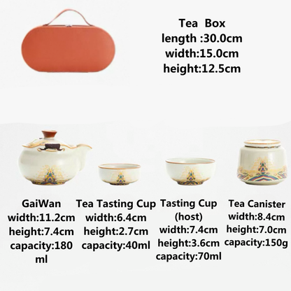 Ru Kiln Porcelain Tea Set