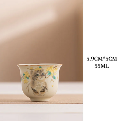 Cat Tea Cup 55-90ml