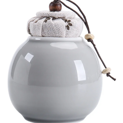 Cold Glaze Tea Canister