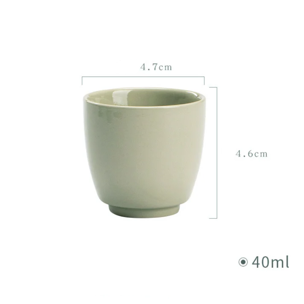 Green Bamboo Tea Cup 40-45ml