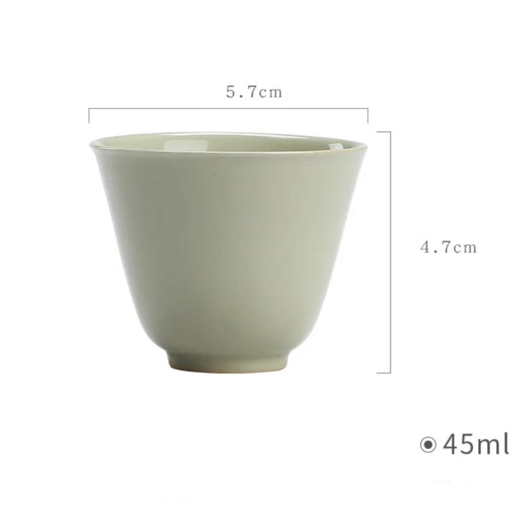 Green Bamboo Tea Cup 40-45ml