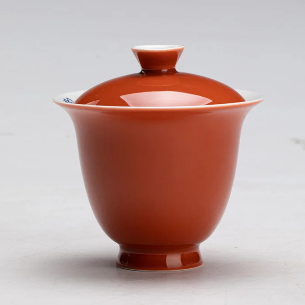 Orange Colored Gaiwan