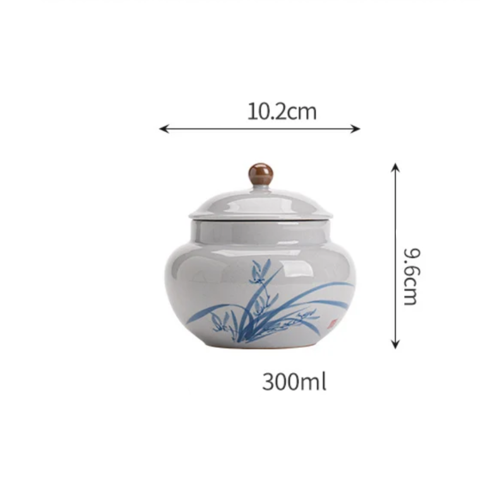 QingHua Tea Canister