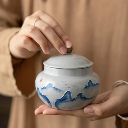 QingHua Tea Canister