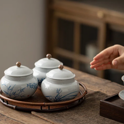 QingHua Tea Canister