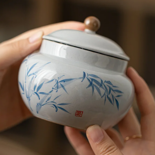 QingHua Tea Canister