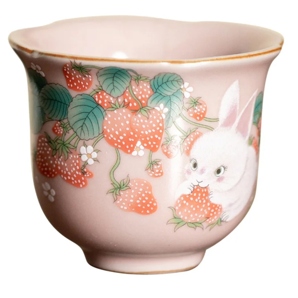 Strawberry Bunny Tea Cup 55ml