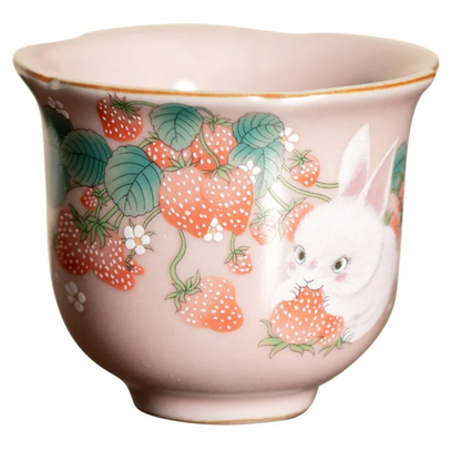 Strawberry Bunny Tea Cup 55ml