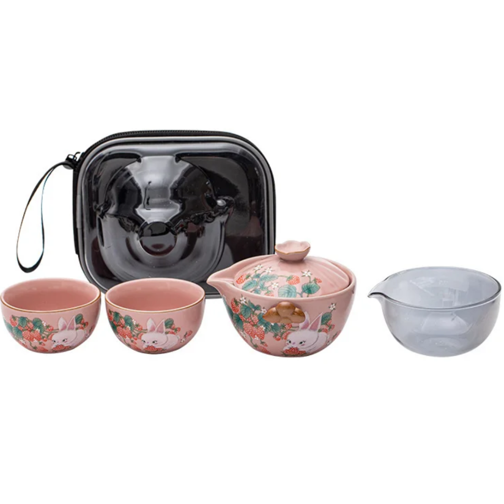 Strawberry Bunny Series Tea Set